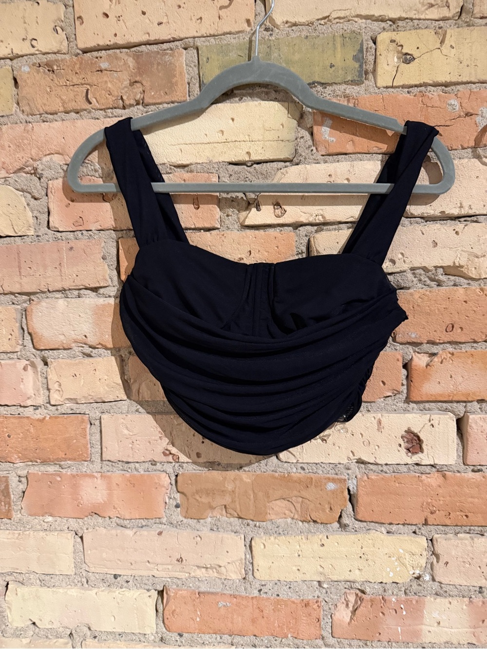 Black Windsor corset top
